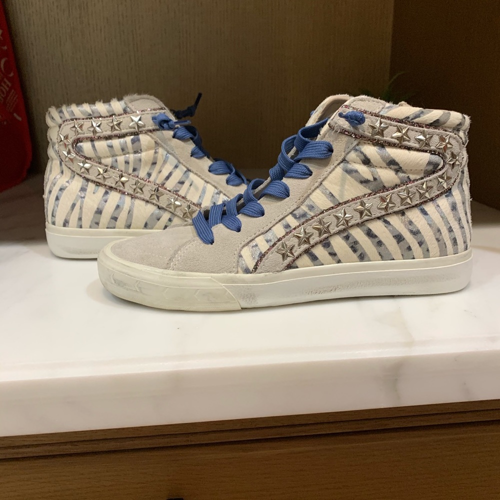 Vintage Havana high top sneakers